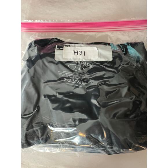 New Linkin Park Meteora Men's XXL T Shirt Black Oversized Band Concert Graphic - Picture 6 of 6